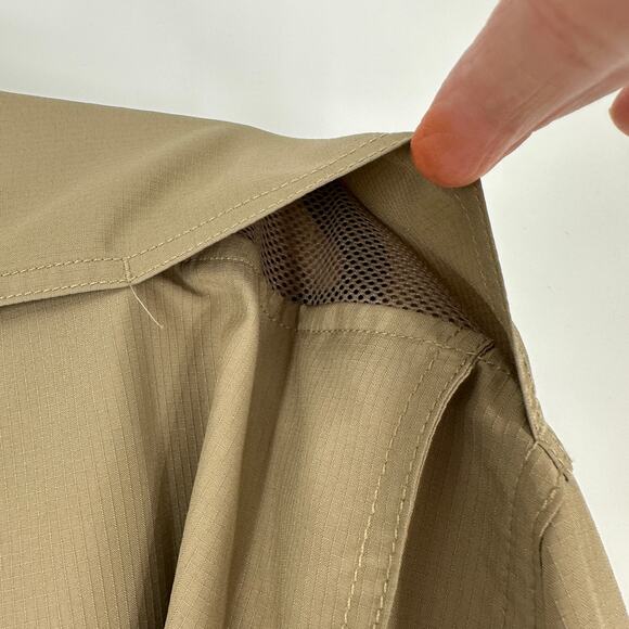 Duluth Trading Co. Vented Fishing Button Front Shirt Long Sleeve Mens 3XL - Picture 3 of 11